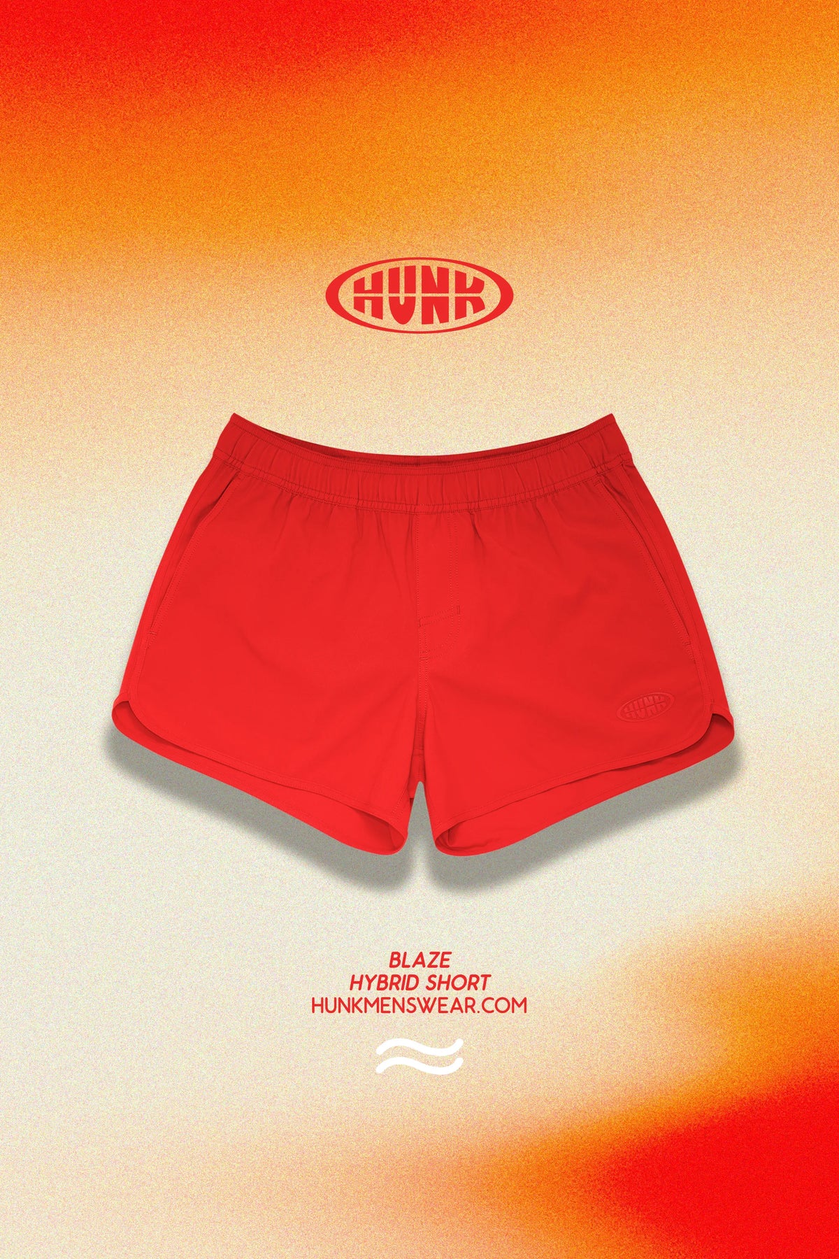 Short Híbrido 3" Blaze - cor Blaze