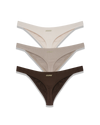 Espresso 3-Pack Thongs