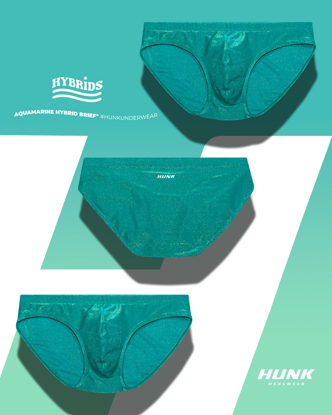 Aquamarine Hybrid Brief