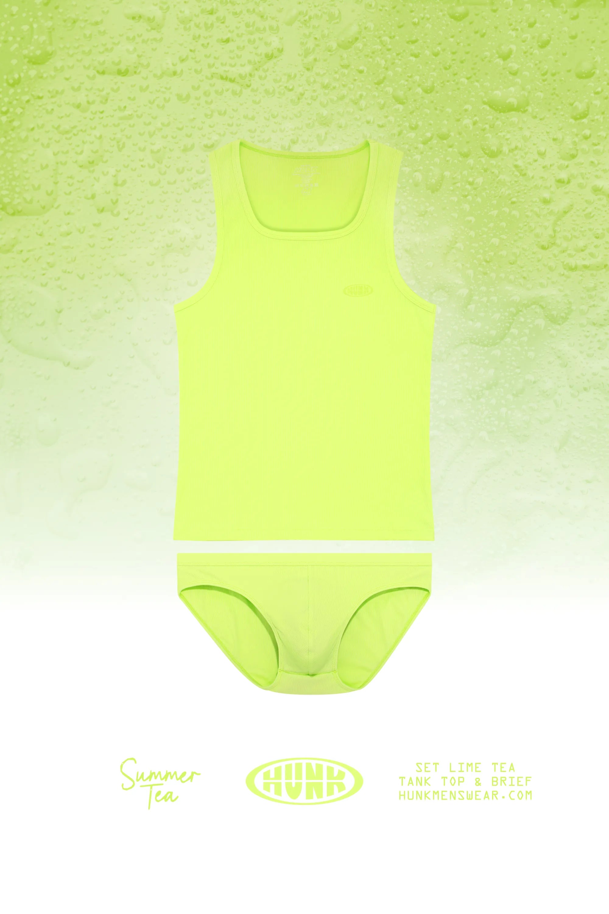 Lime Tea - Tank & Brief Set