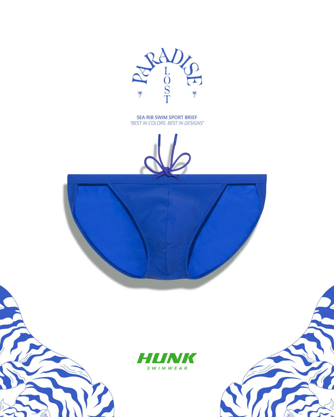 Sea Rib Swim Sport Brief - HUNK Menswear