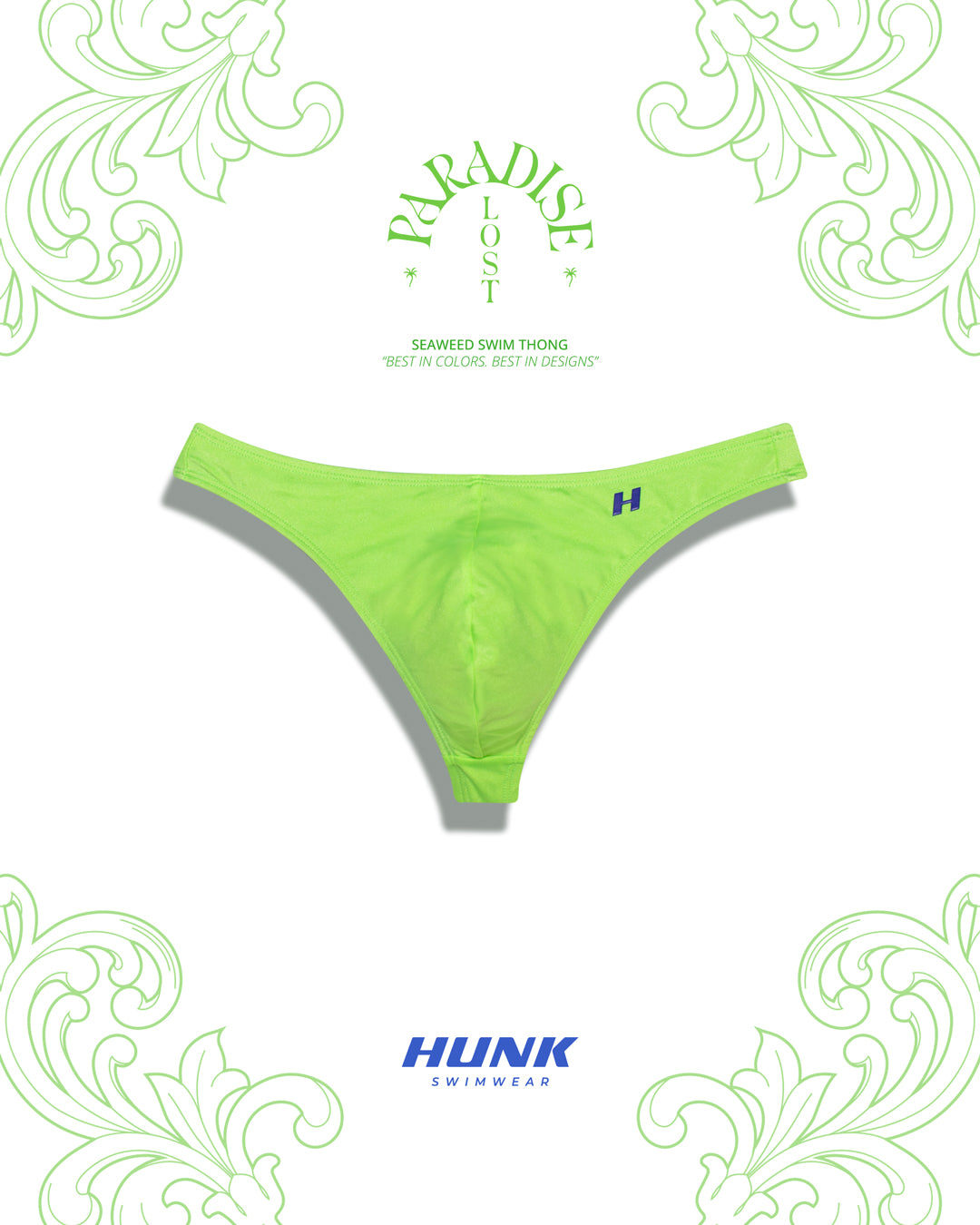 Seaweed Swim Thong - HUNK Menswear